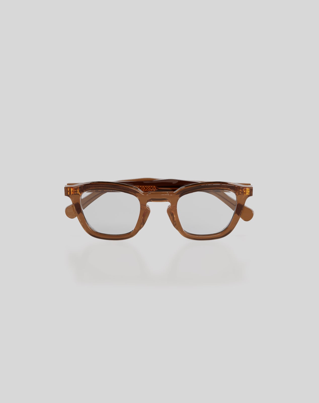 Ashton#Color_Montatura Marrone Trasparente Lucido