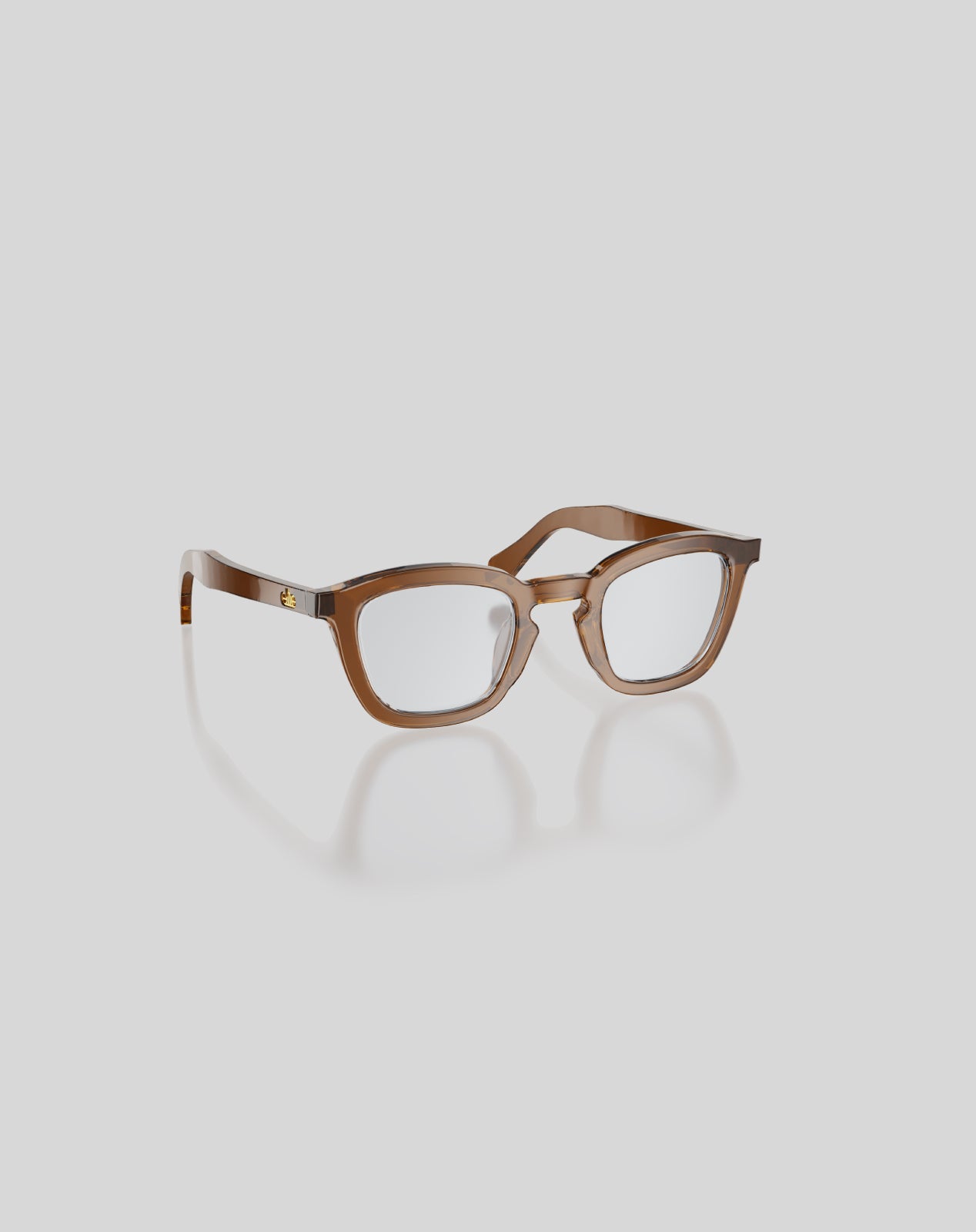 Ashton#Color_Montatura Marrone Trasparente Lucido