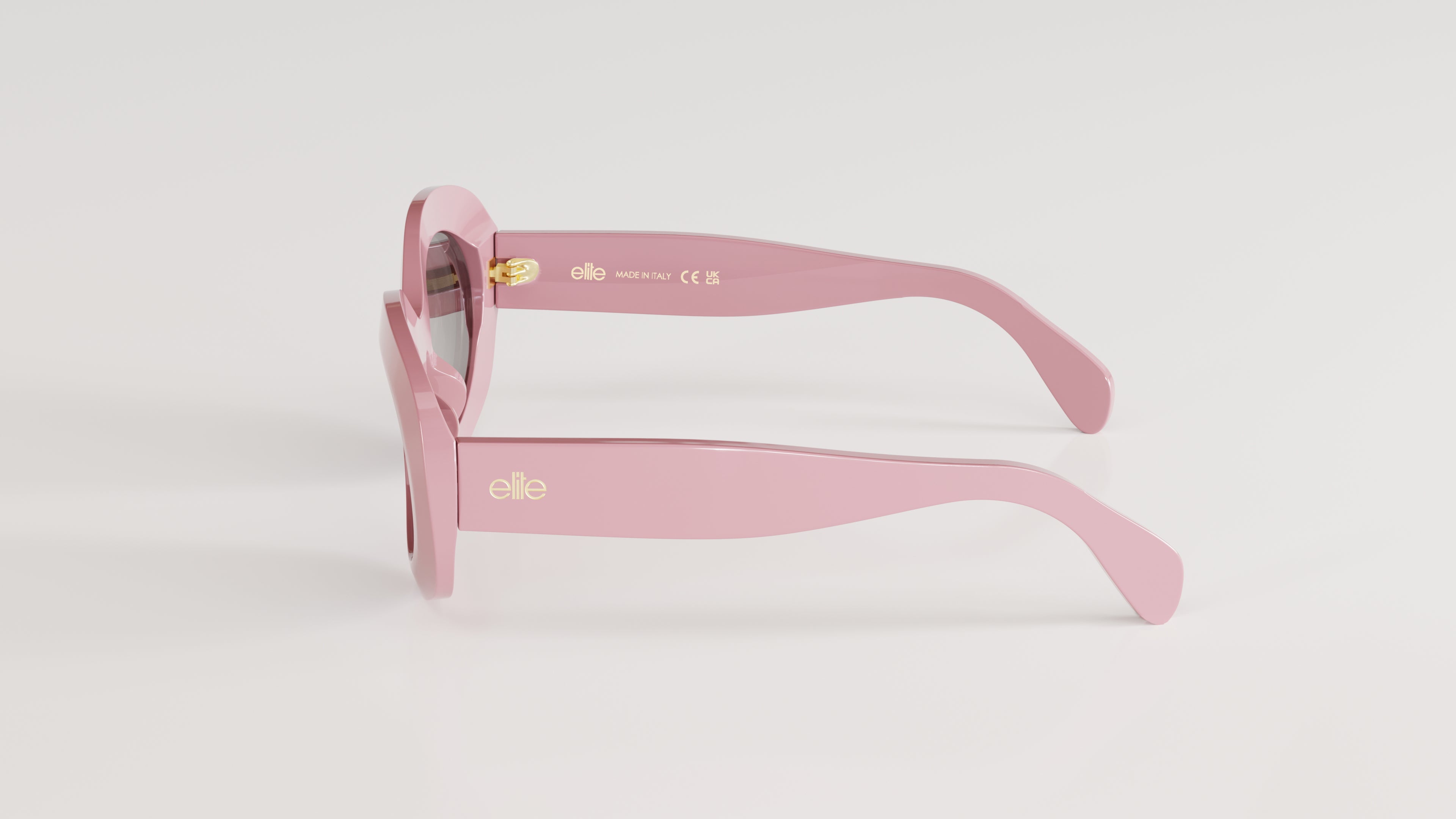 Lola#Color_Montatura Rosa lucido con Lente Azzurro Deg