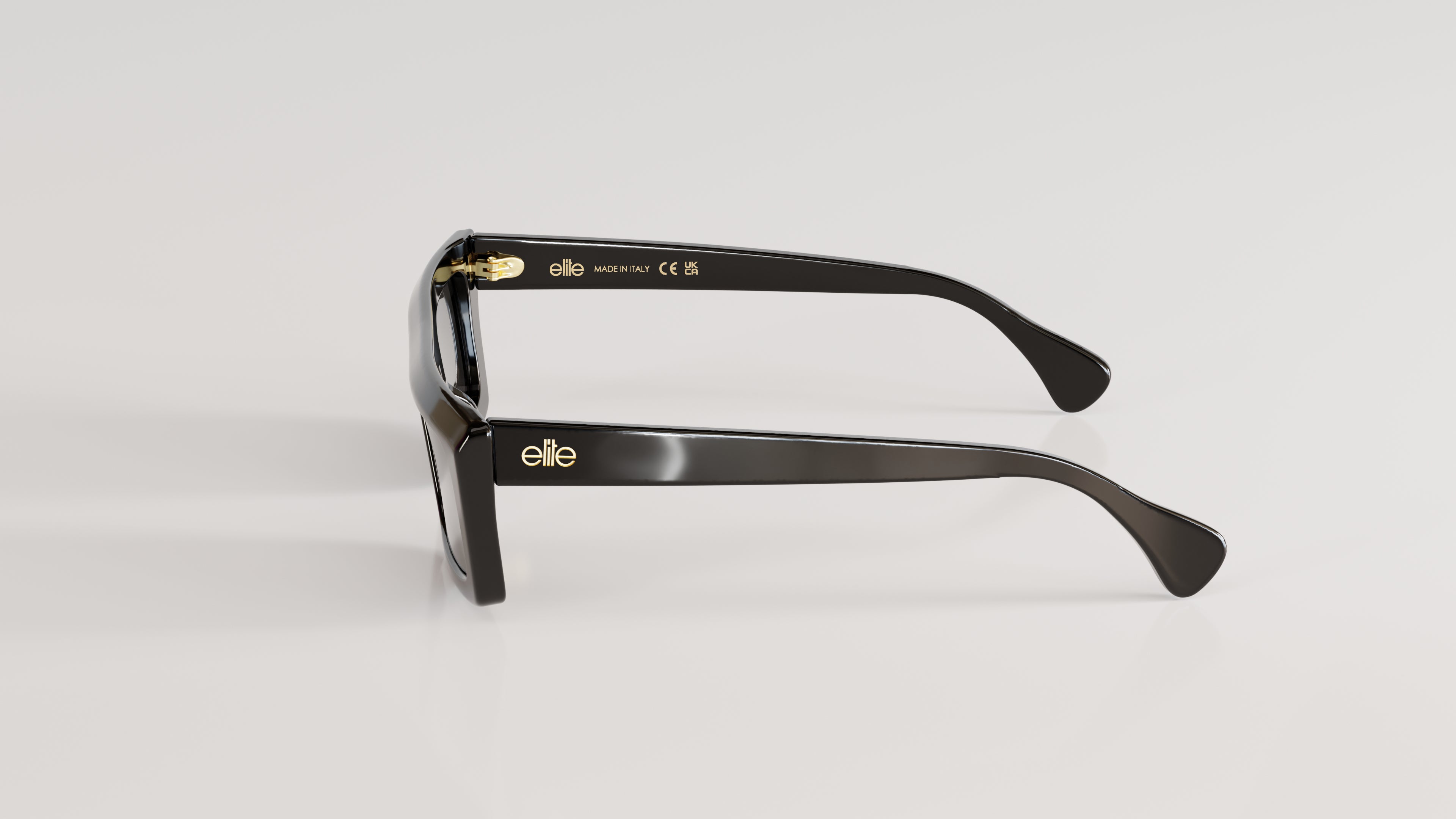 Valentin#Color_Montatura Nero Lucido con Lente Fumo