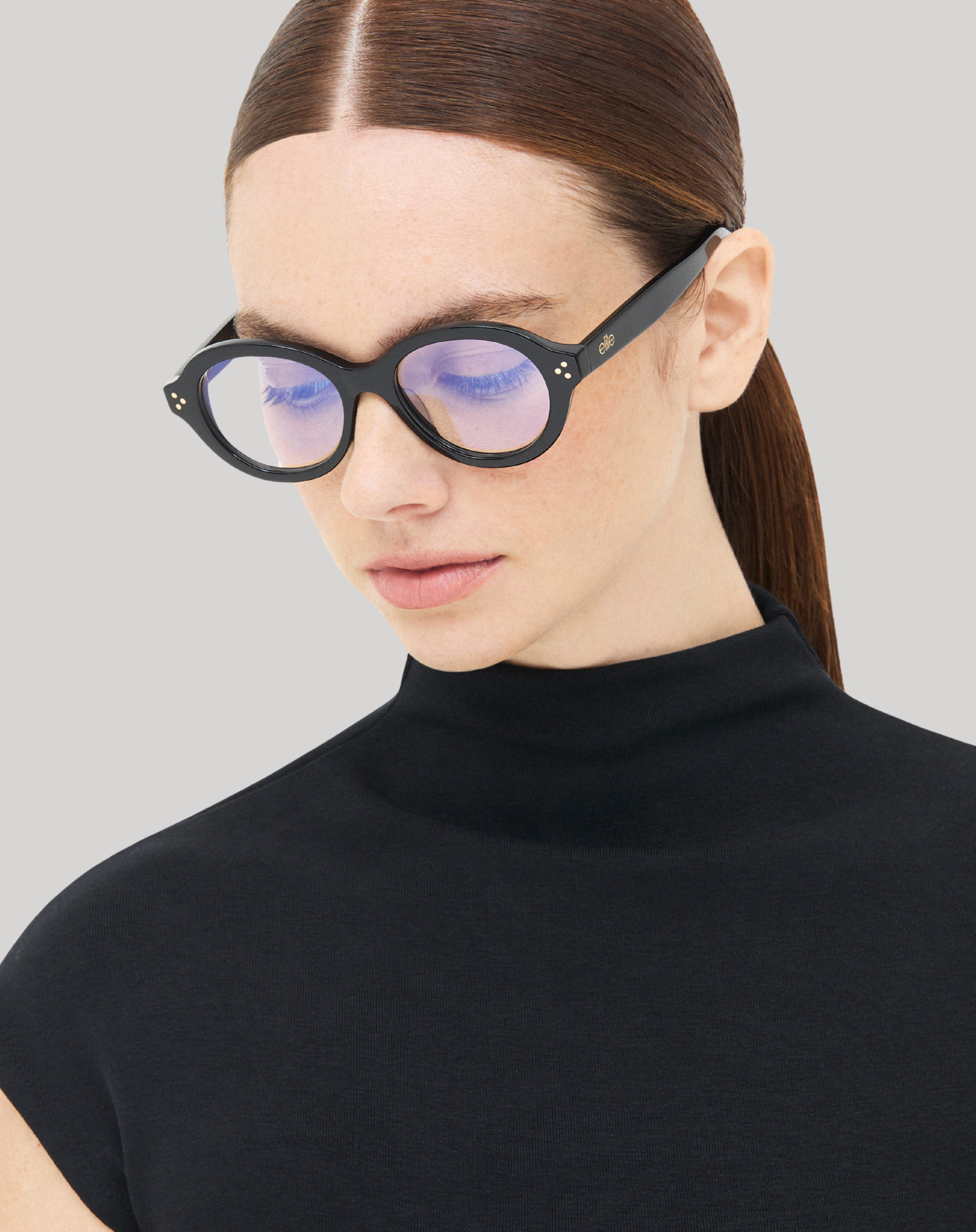 Cindy#Color_Montatura Nero Lucido