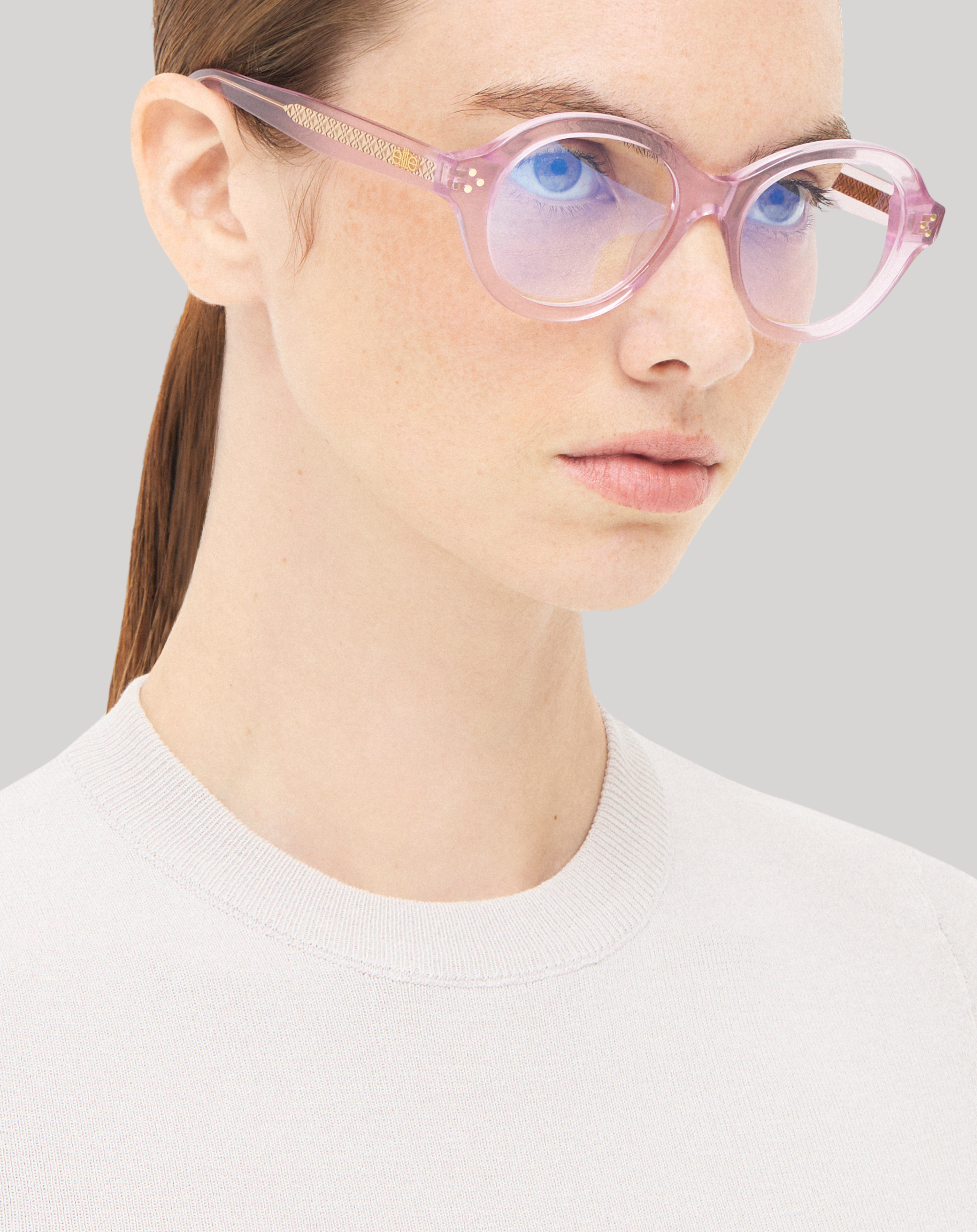 Cindy#Color_Montatura Rosa Antico Lucido