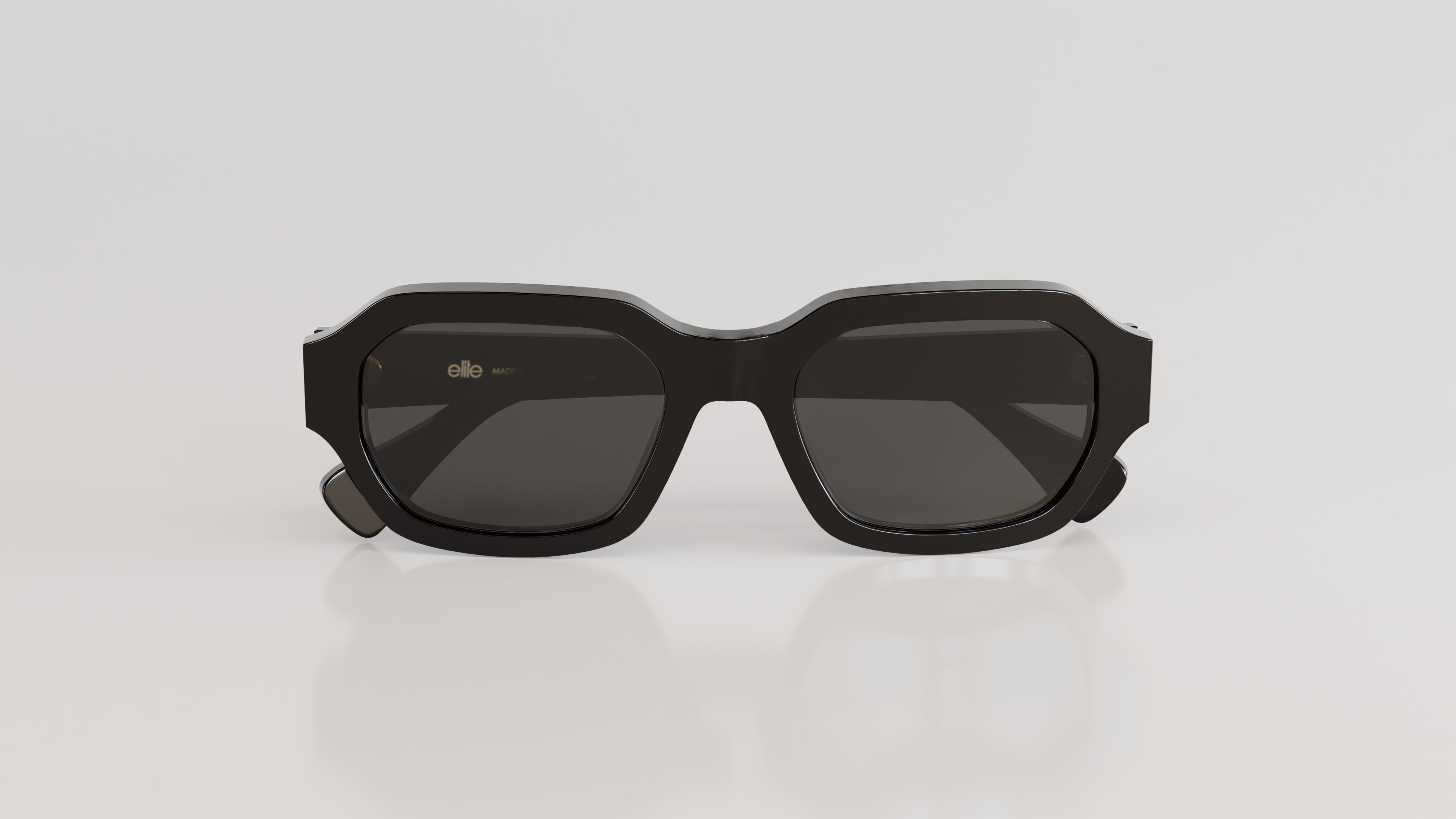 Chris#Color_Montatura Nero Lucido con Lente Fumo