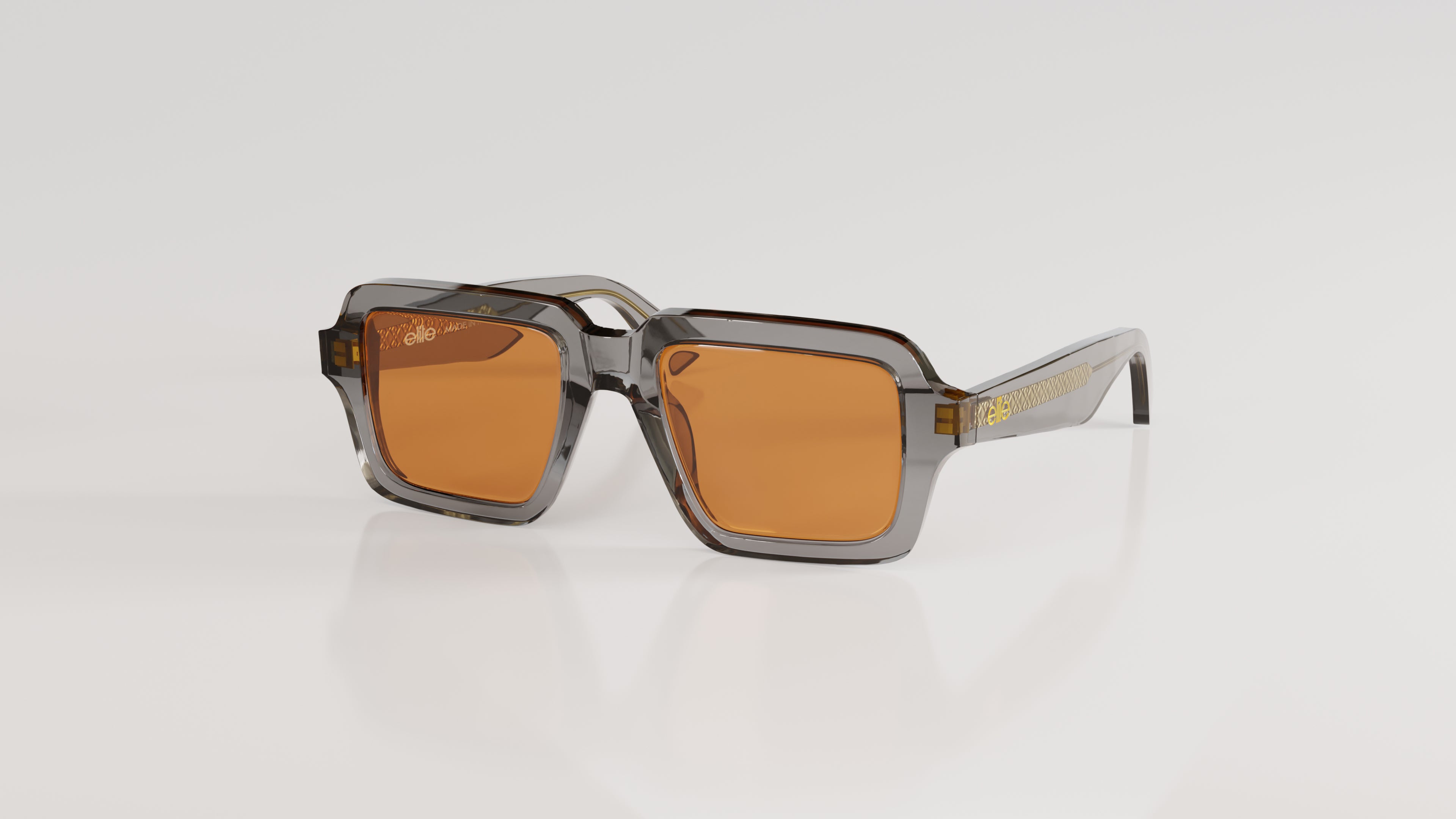 James#Color_Montatura Grigio Lucido con Lente Bronzo