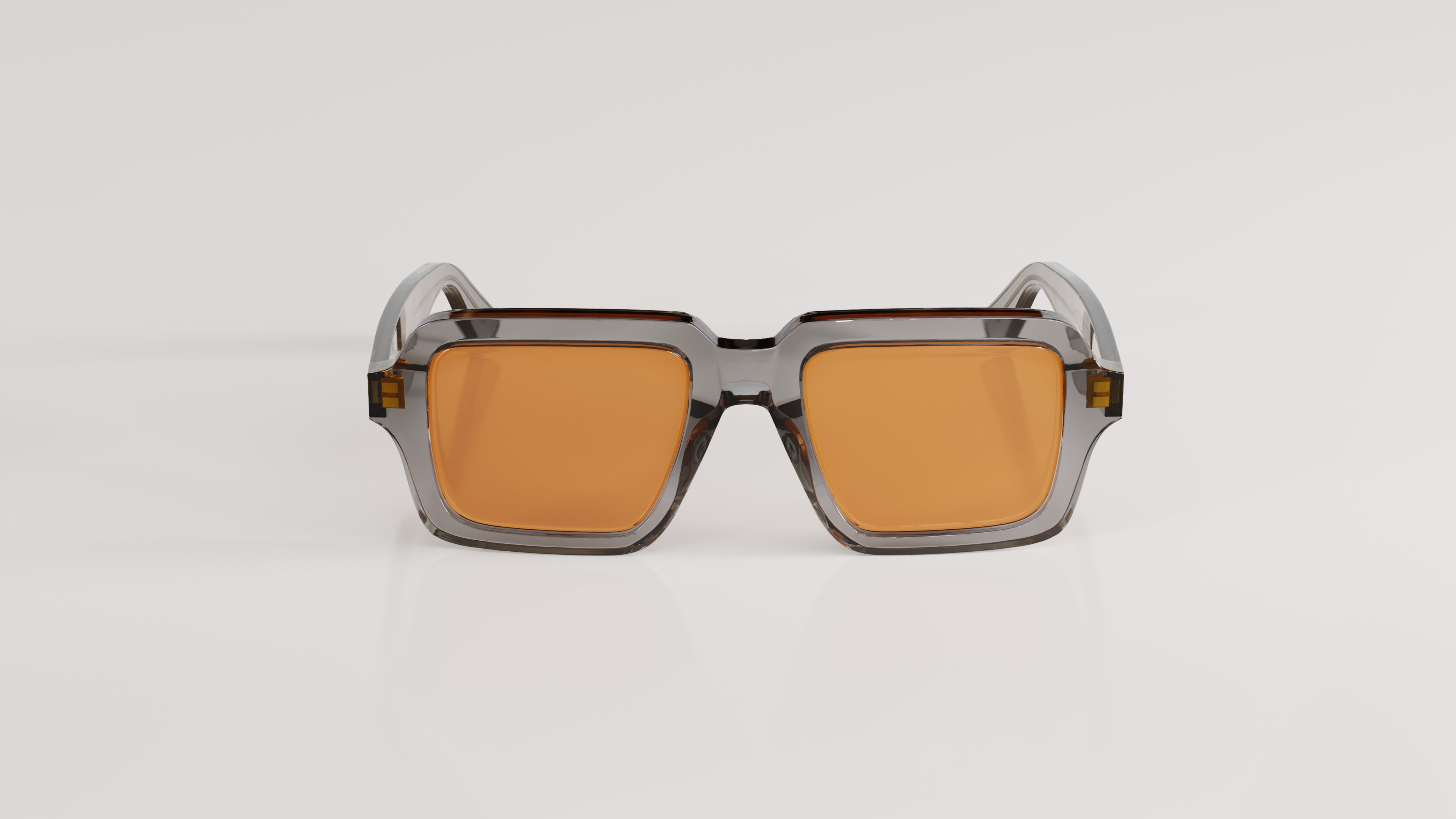 James#Color_Montatura Grigio Lucido con Lente Bronzo