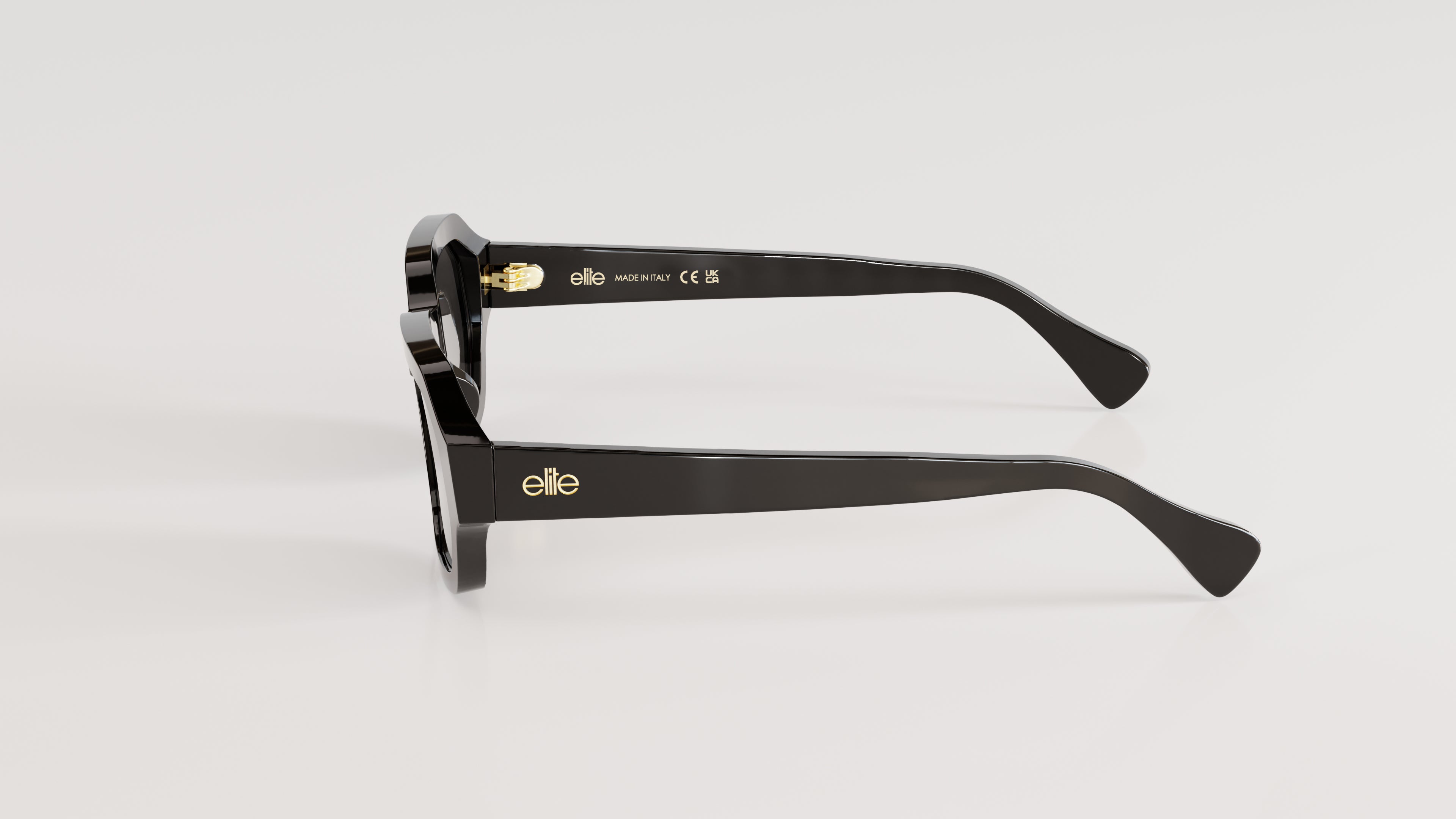 Chris#Color_Montatura Nero Lucido con Lente Fumo