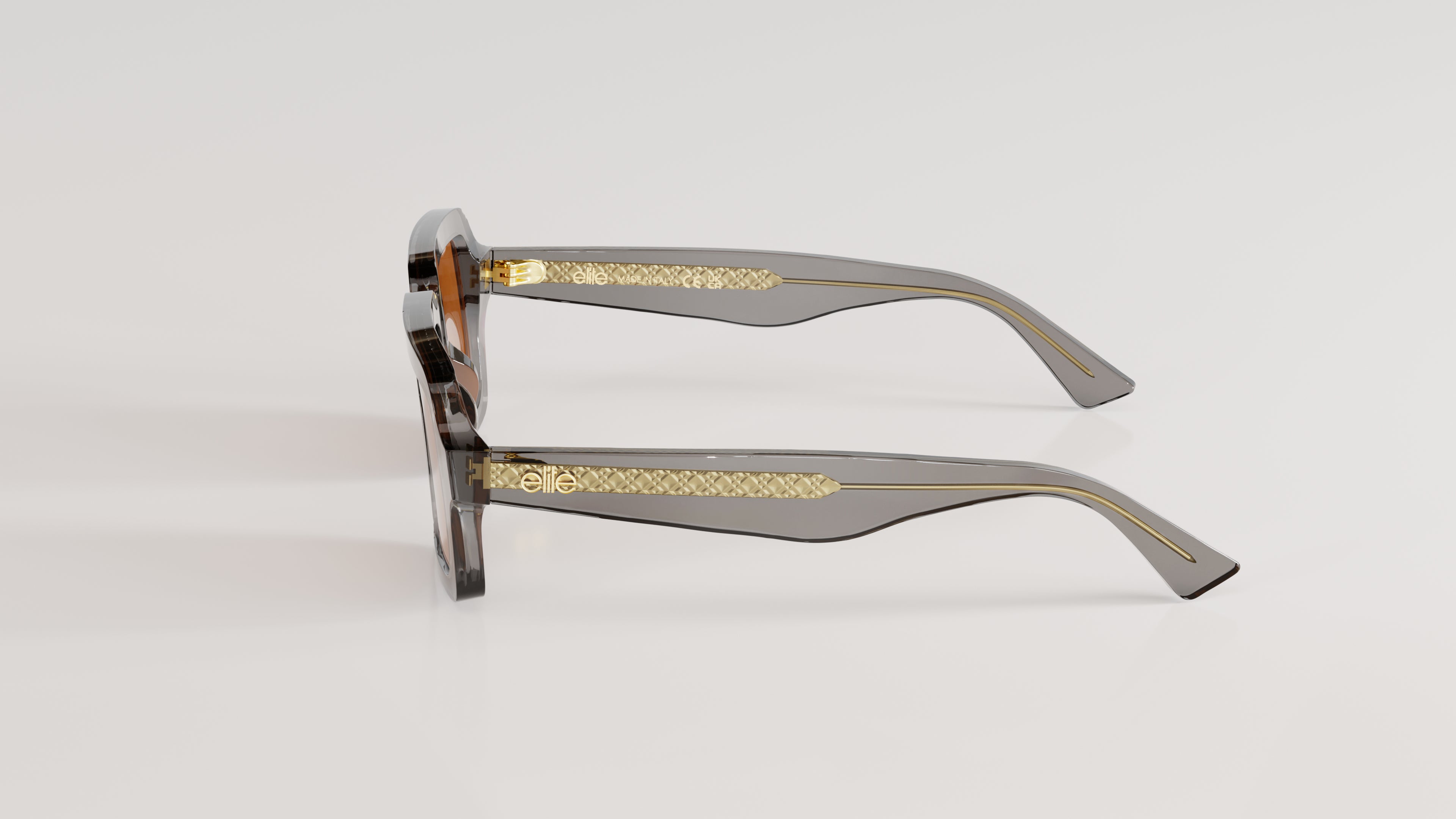 James#Color_Montatura Grigio Lucido con Lente Bronzo