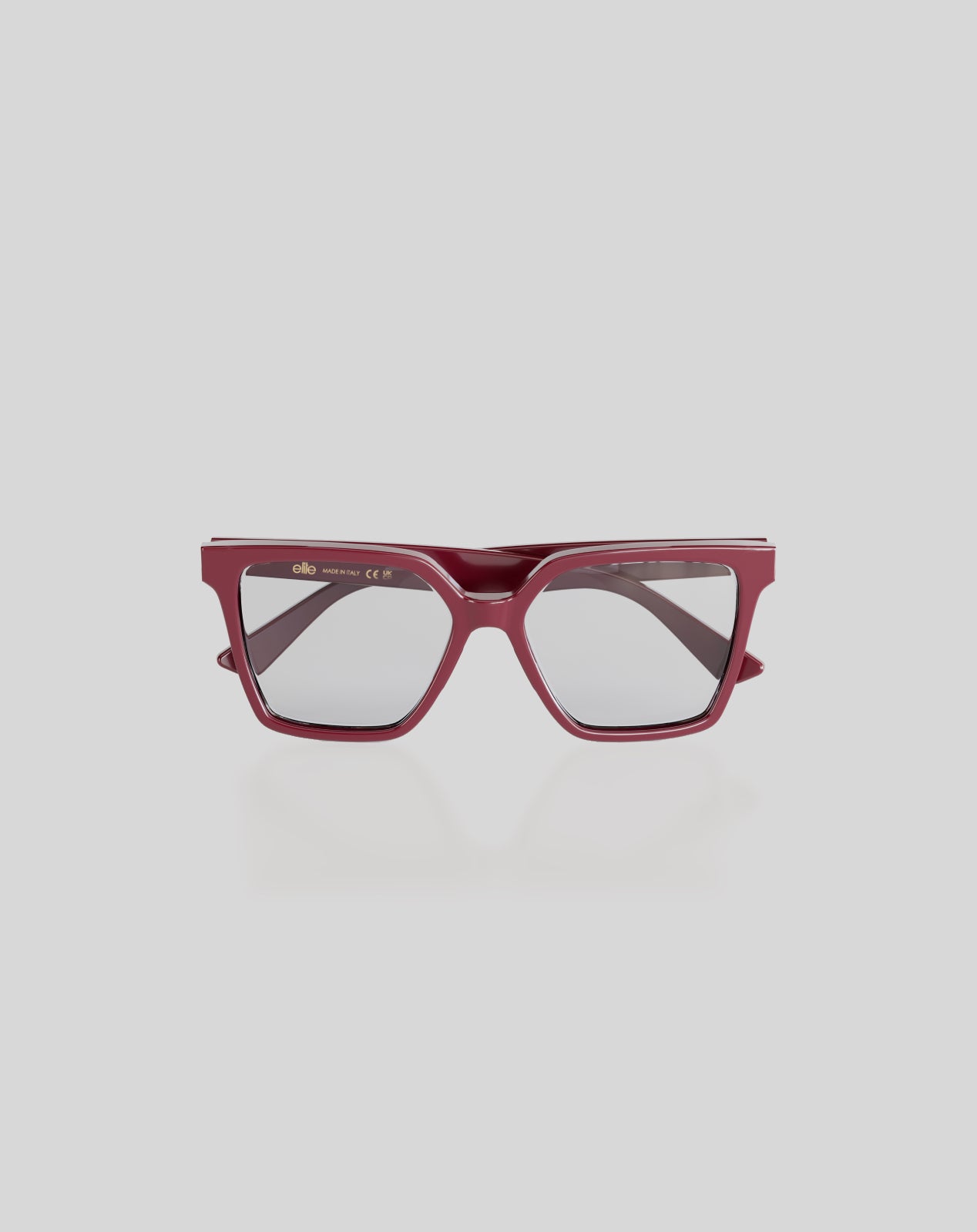 Adriana#Color_Montatura Rosso Amaranto Pastello Lucido