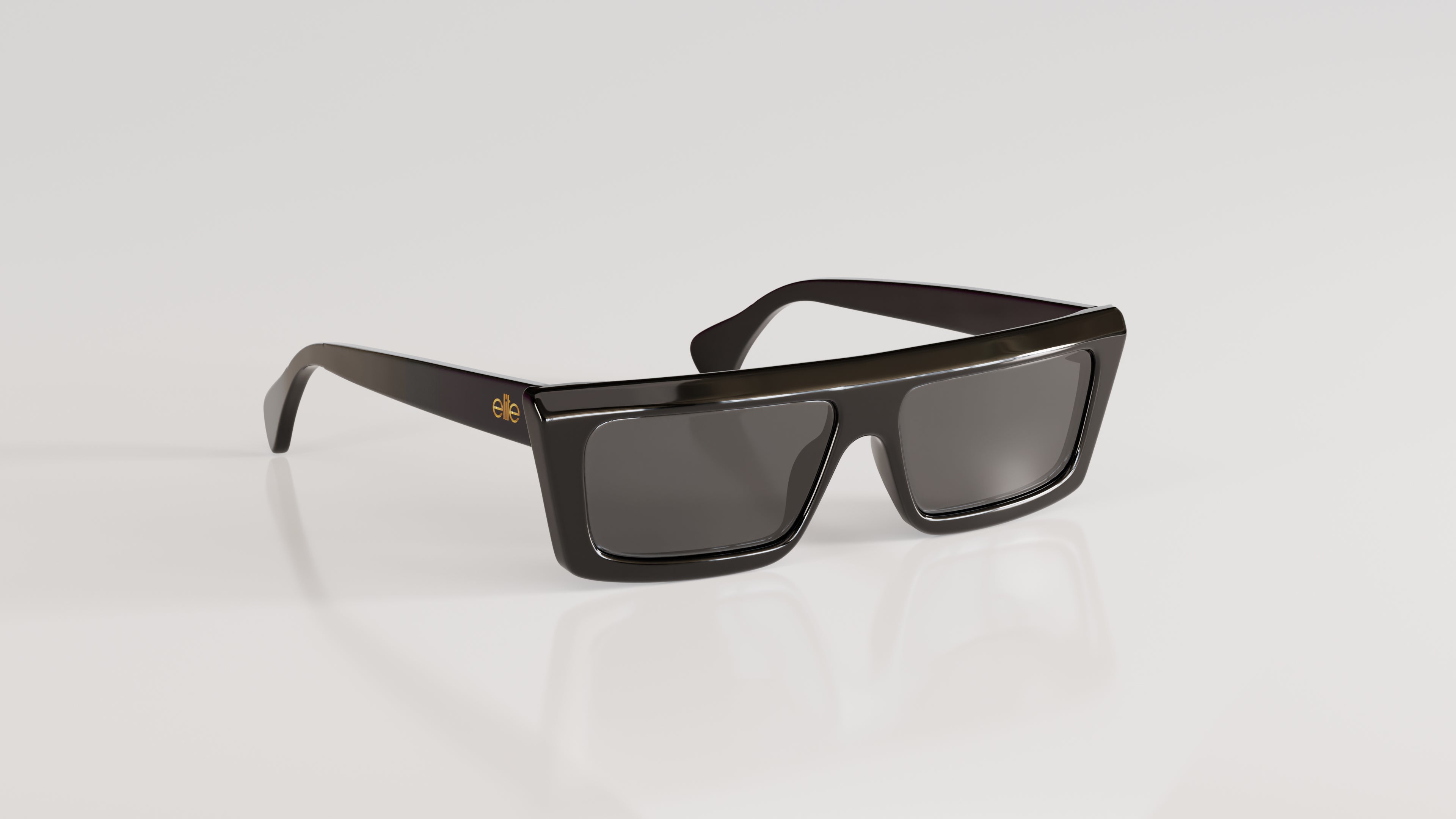 Valentin#Color_Montatura Nero Lucido con Lente Fumo