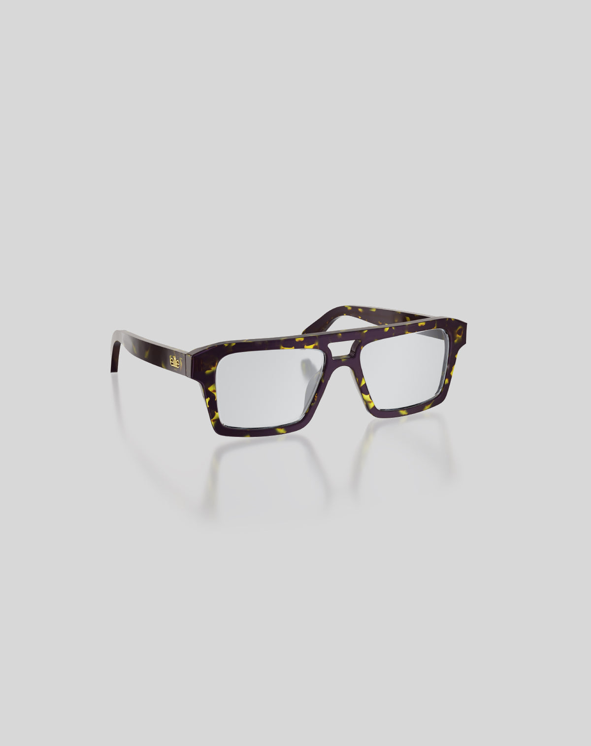 Gigi#Color_Montatura Tortoise Flakes Giallo Lucido