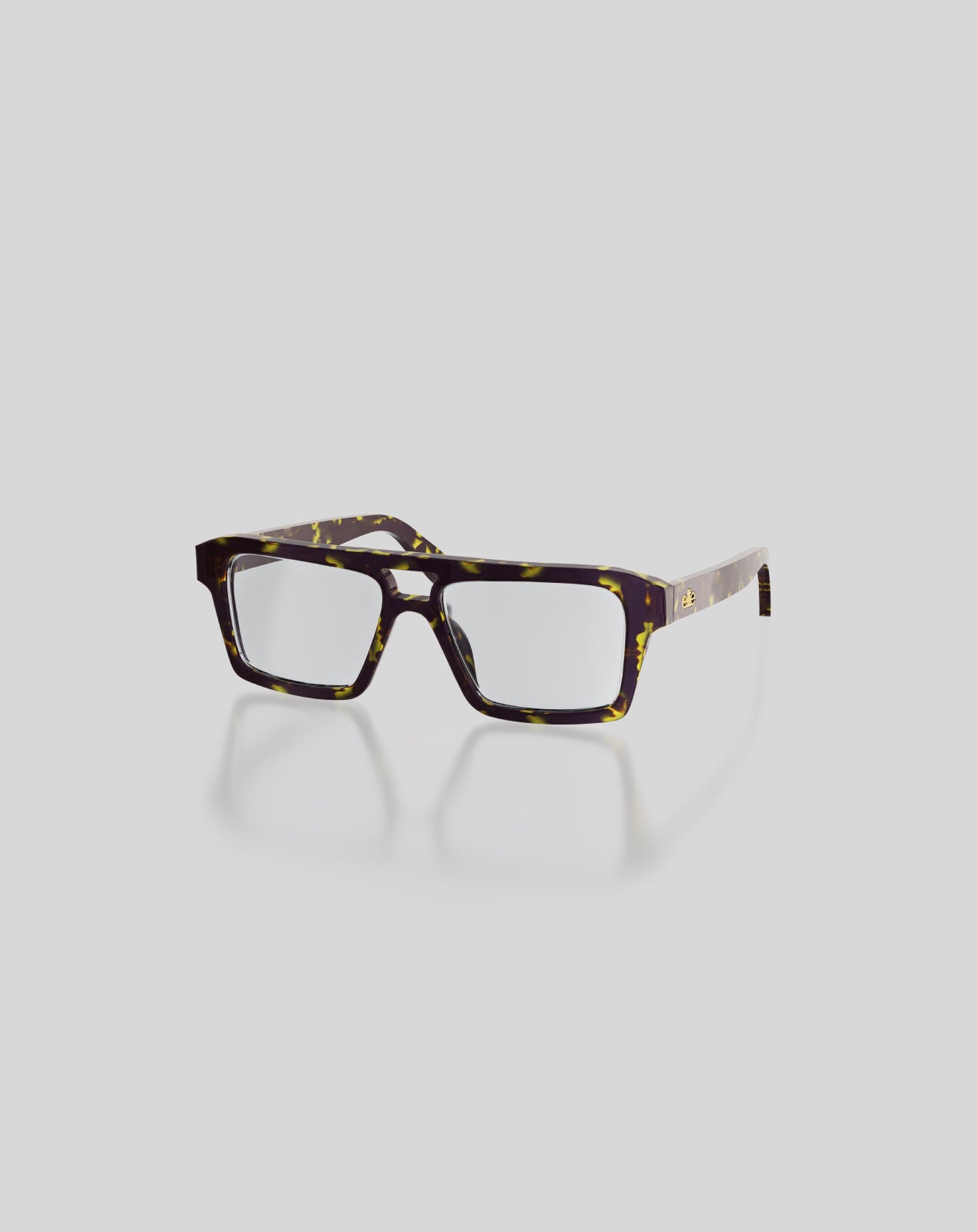 Gigi#Color_Montatura Tortoise Flakes Giallo Lucido