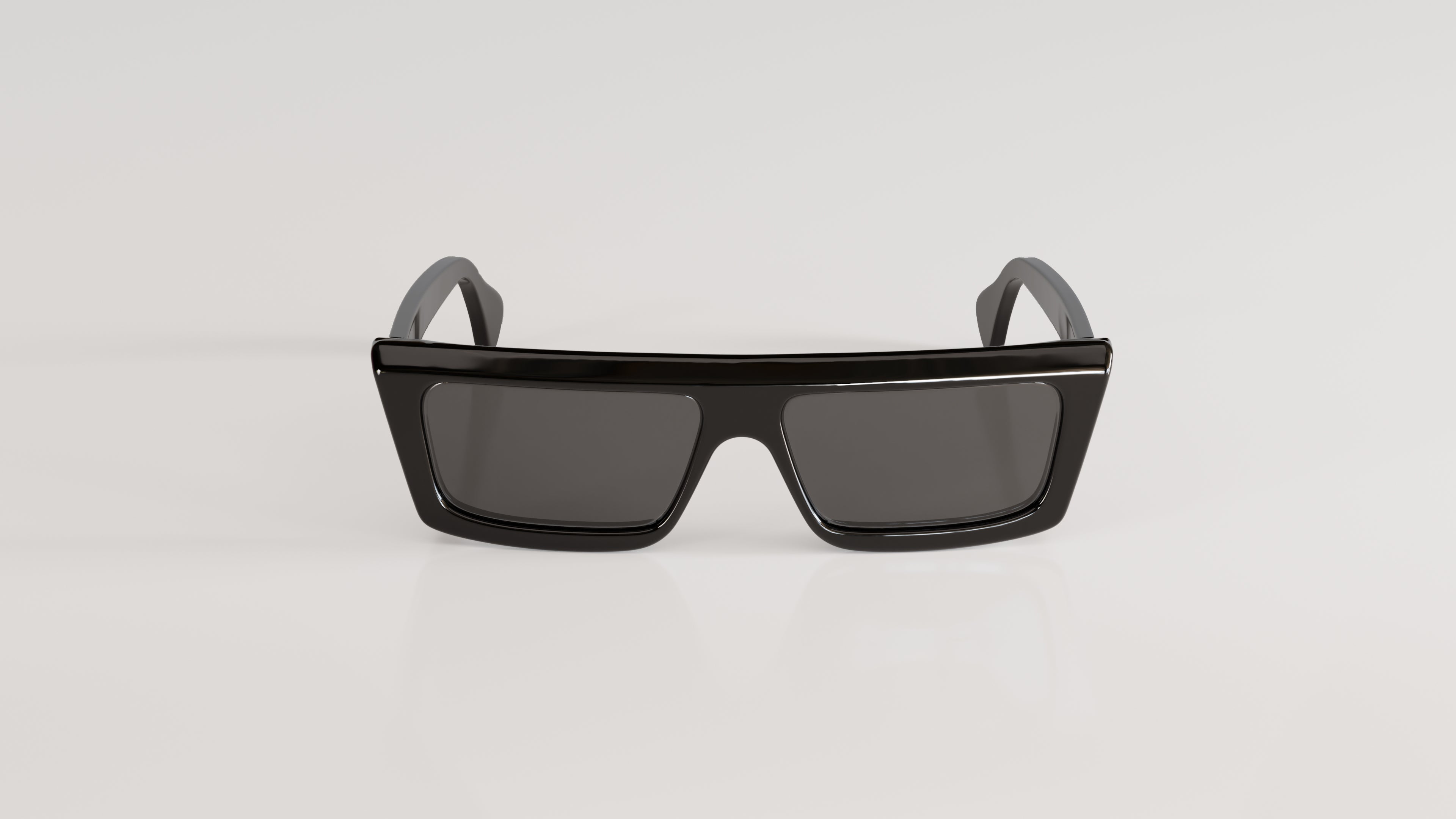 Valentin#Color_Montatura Nero Lucido con Lente Fumo