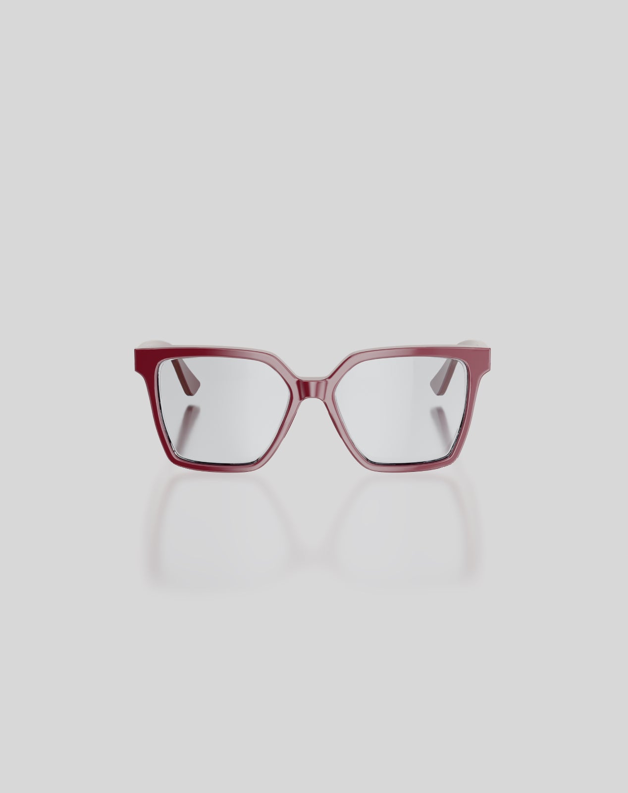 Adriana#Color_Montatura Rosso Amaranto Pastello Lucido