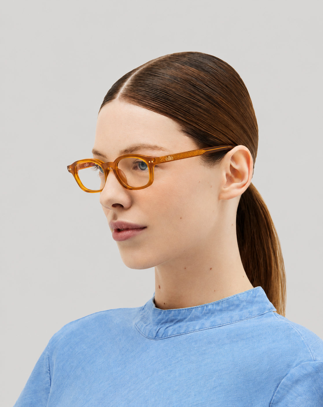 Debora#Color_Montatura Ambra/Cognac Trasp. Lucido