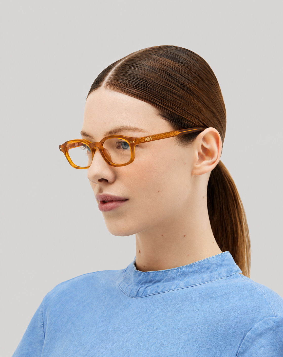 Debora#Color_Montatura Ambra/Cognac Trasp. Lucido