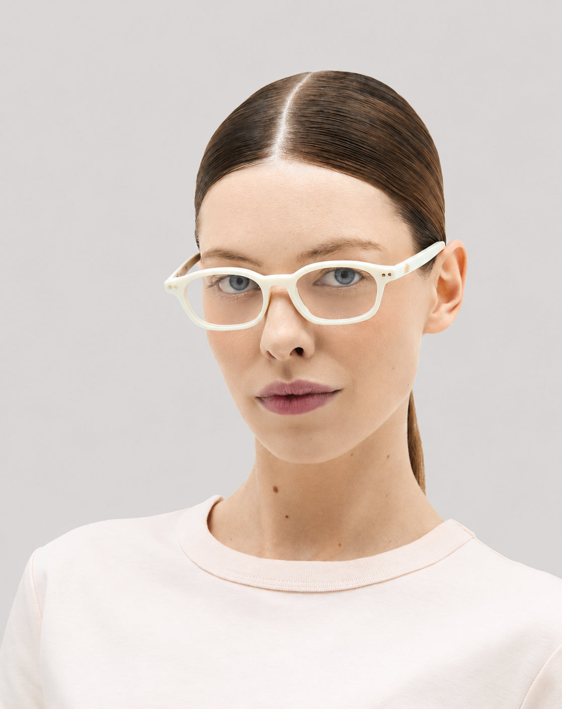Debora#Color_Montatura Avorio/Burro Pastello Lucido