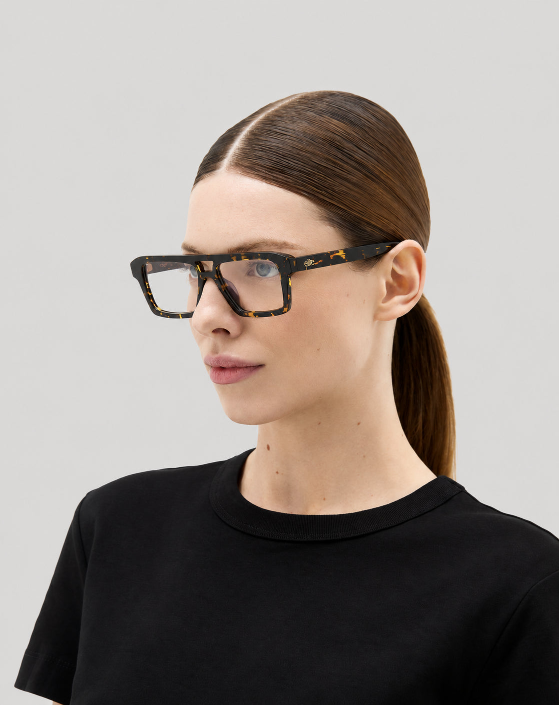 Gigi#Color_Montatura Tortoise Flakes Giallo Lucido