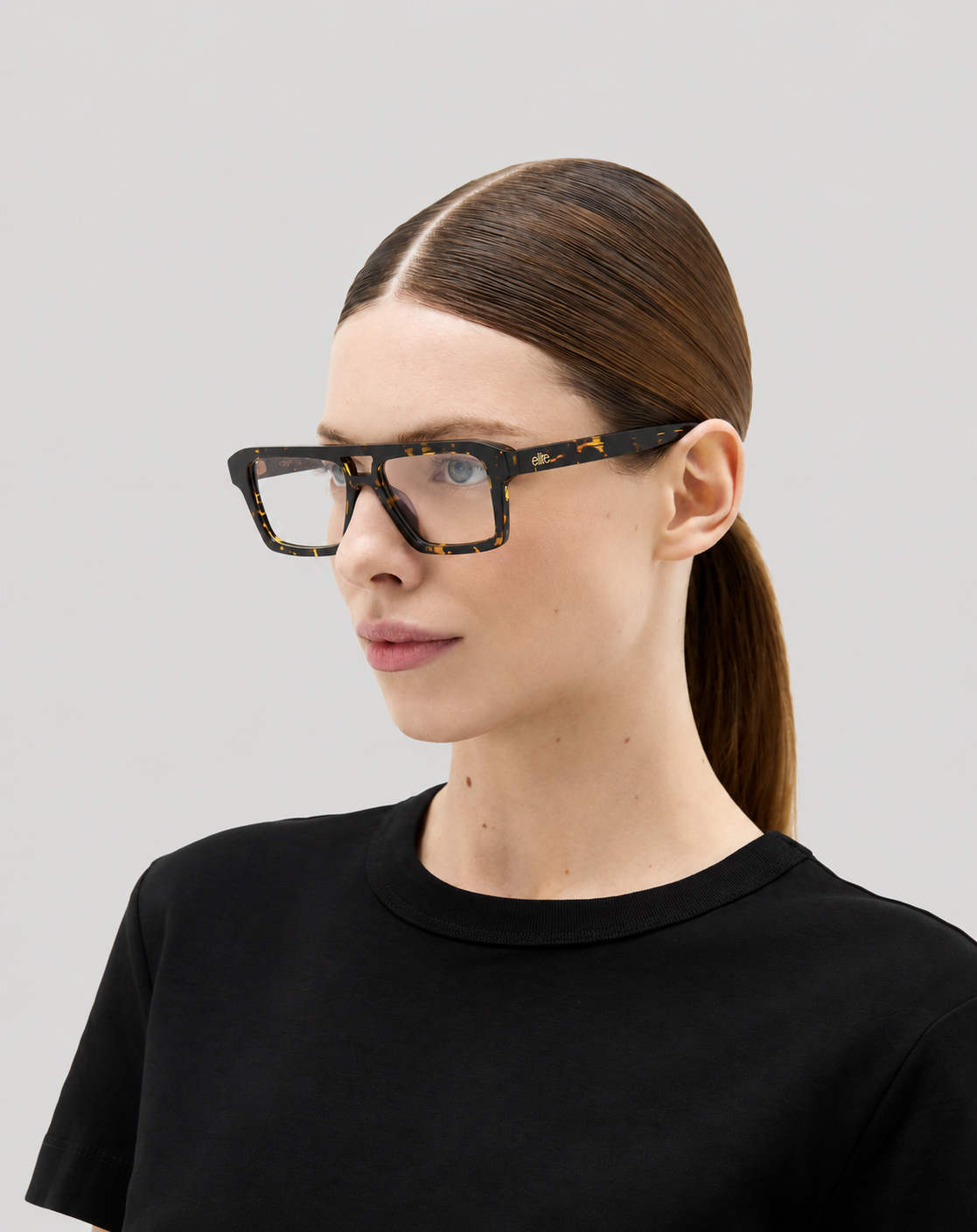Gigi#Color_Montatura Tortoise Flakes Giallo Lucido