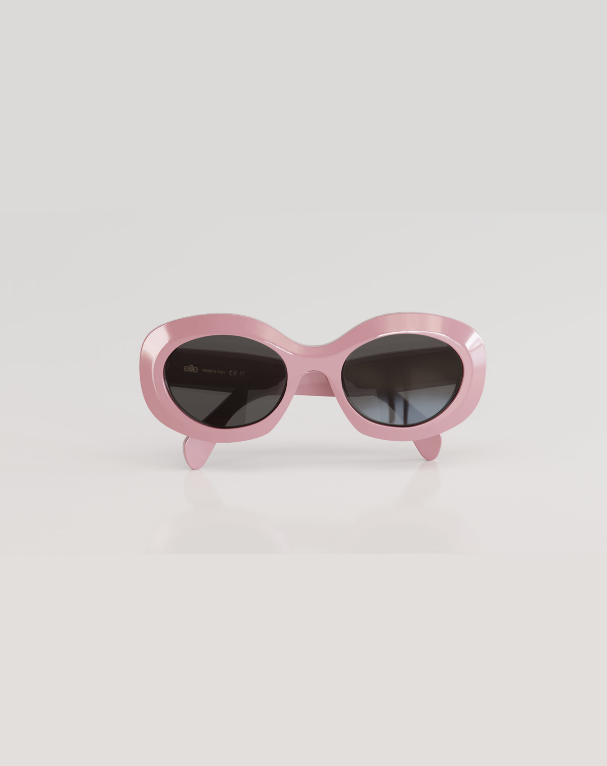 Lola#Color_Montatura Rosa lucido con Lente Azzurro Deg