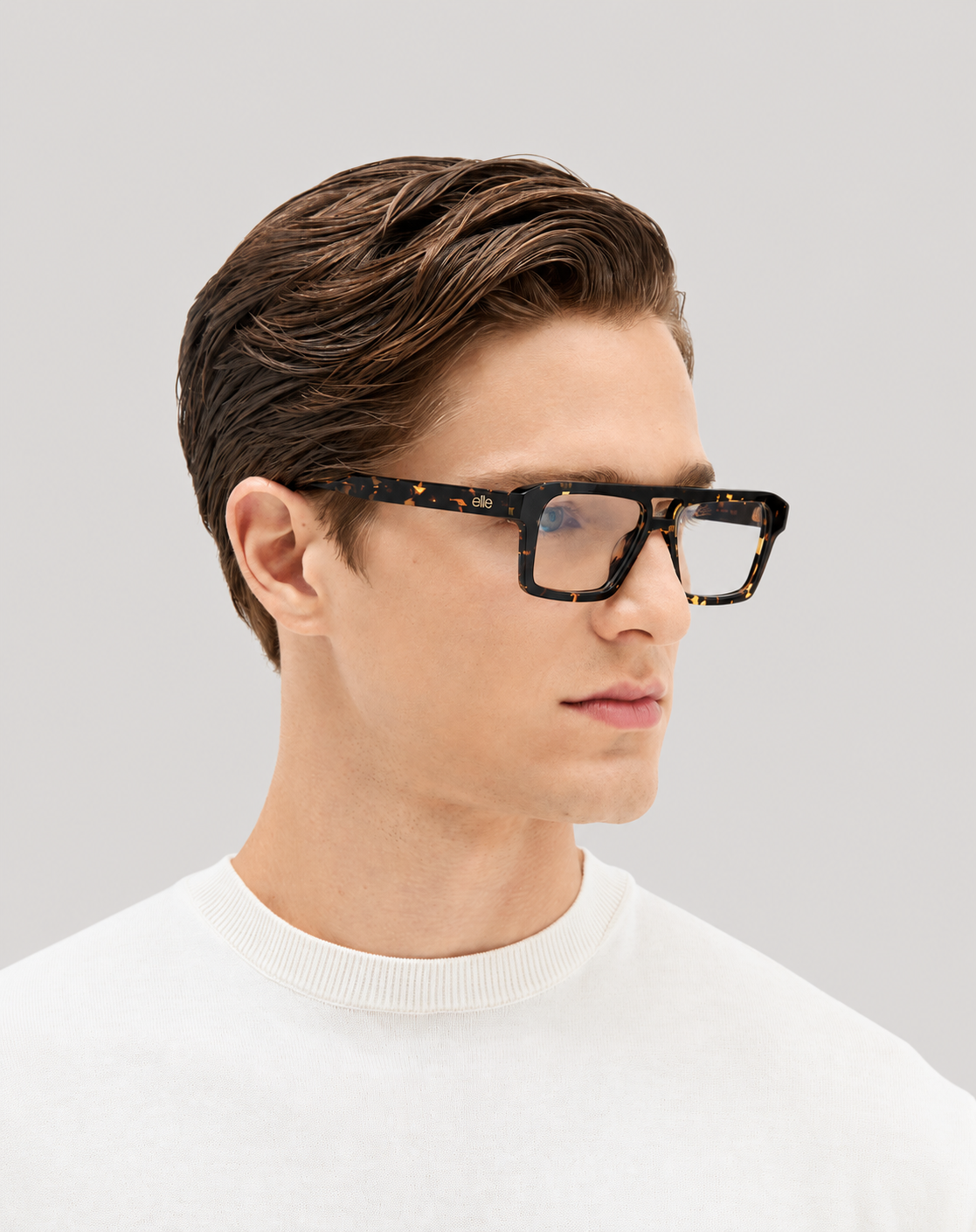Gigi#Color_Montatura Tortoise Flakes Giallo Lucido