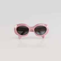 Montatura Rosa lucido con Lente Azzurro Deg