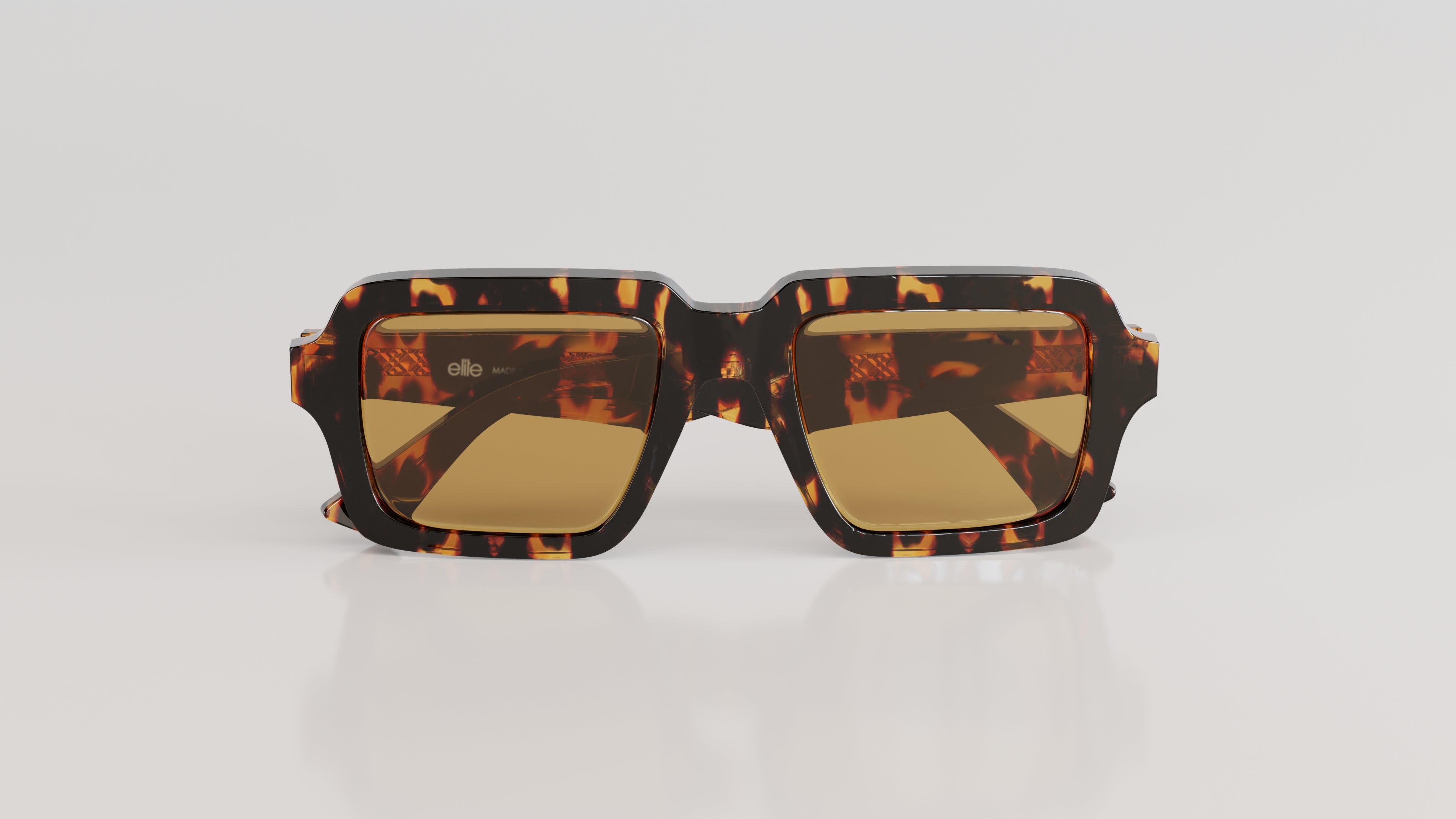 James#Color_Montatura Havana Gialla con Lente Bronzo Specchiato