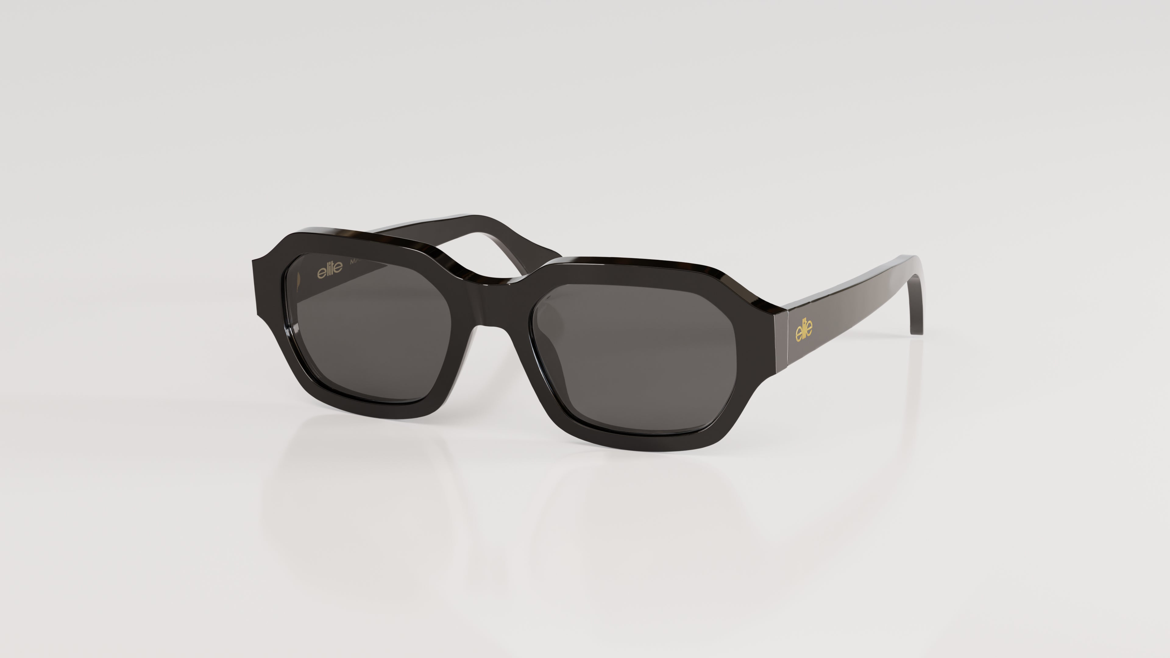 Chris#Color_Montatura Nero Lucido con Lente Fumo