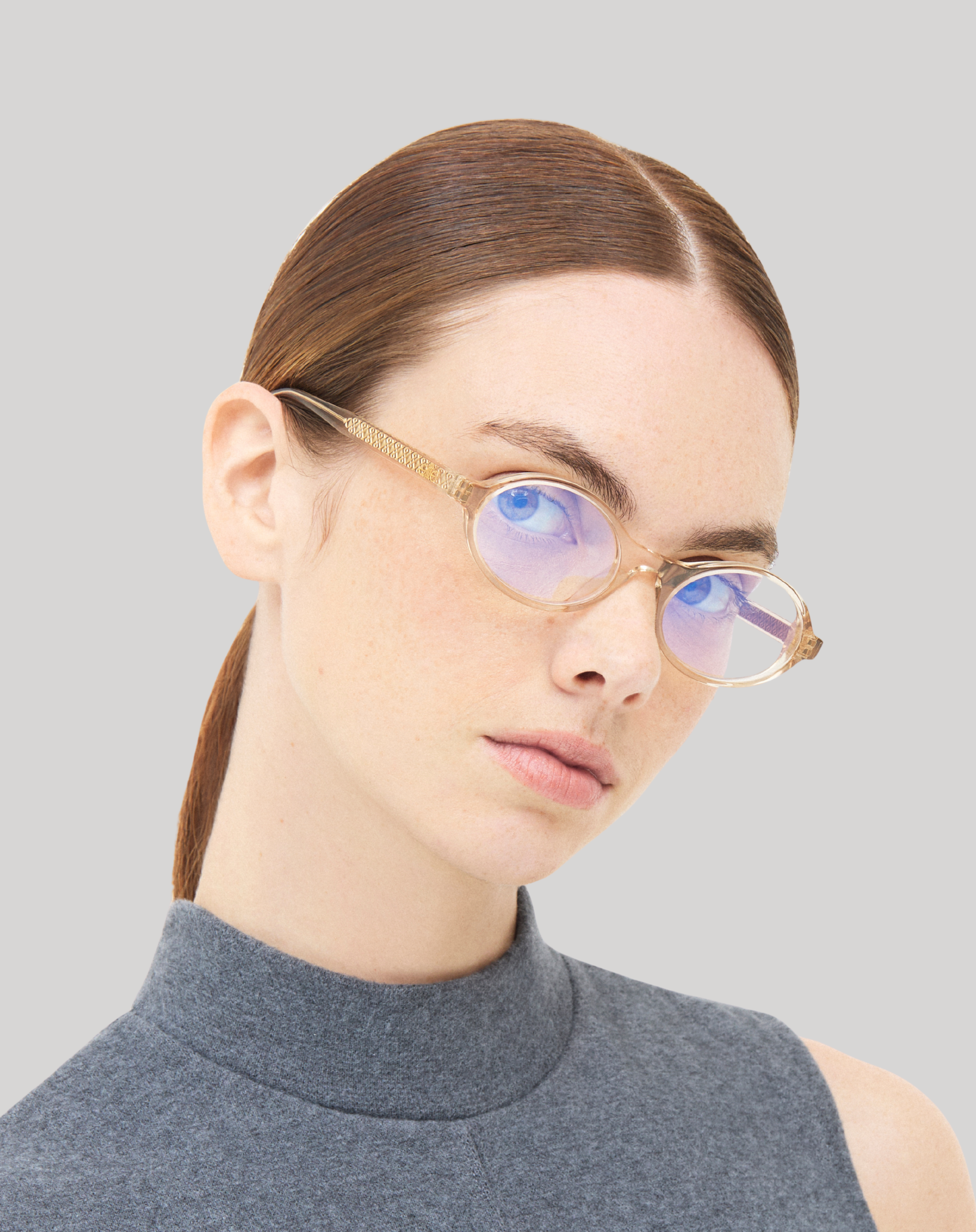 Brigitte#Color_Montatura Champagne Lucido