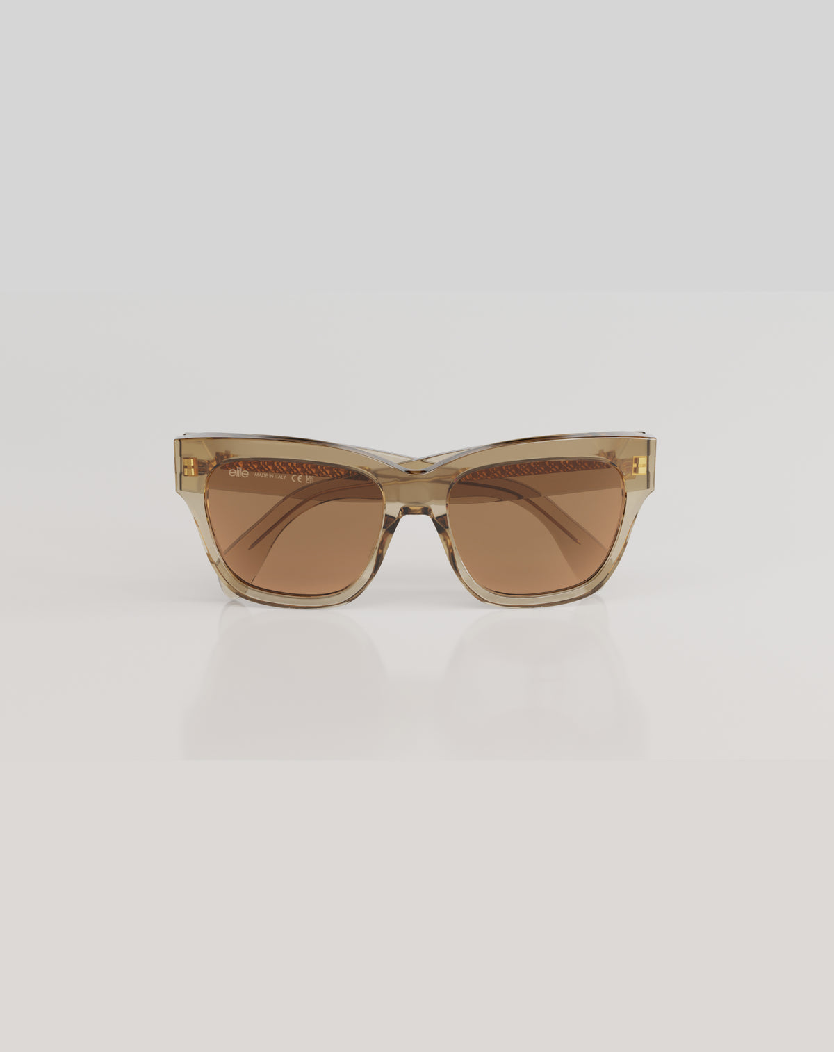 Naomi#Color_Montatura Sabbia Lucido con Lente Marrone